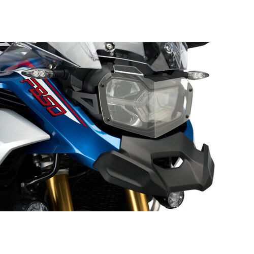 Puig Headlight Protector Compatible with BMW F850GS Adventure (Clear)