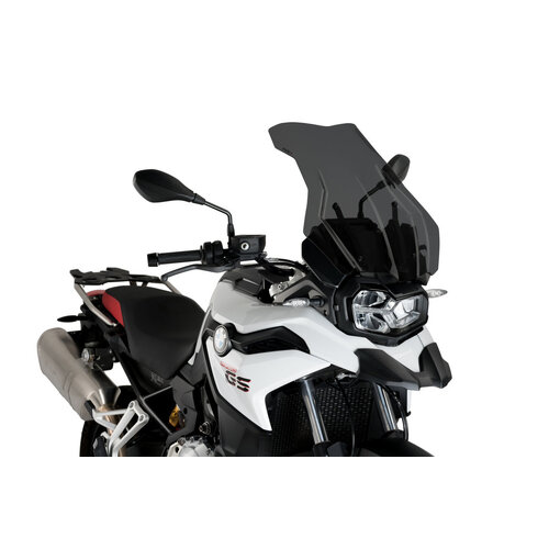 Puig Touring Plus Screen For BMW F750/850GS (2018 - Onwards) - Dark Smoke