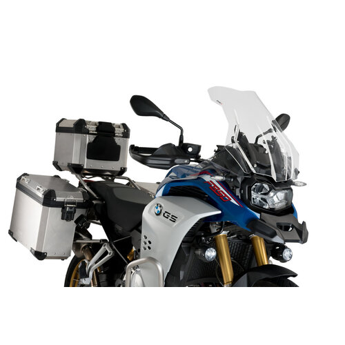 Puig Touring Plus Screen For BMW F750/850GS (2018 - Onwards) - Clear