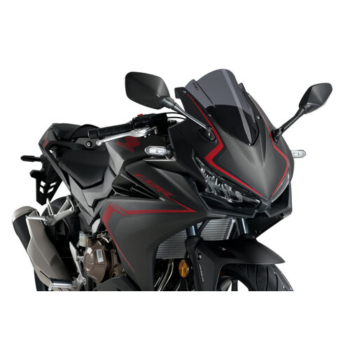 Puig Z-Racing Screen For Honda CBR500R (2019 - Onwards) - Dark Smoke
