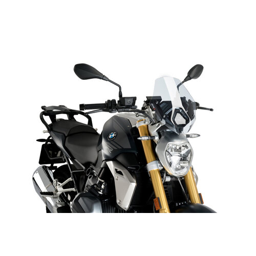 Puig New Generation Sport Screen For BMW R1250R 2019 - Onwards (Dark Smoke)