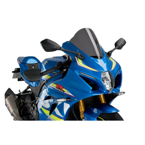 Puig R-Racer Screen For Suzuki GSX-R1000/R (2017 - 2021) - Dark Smoke