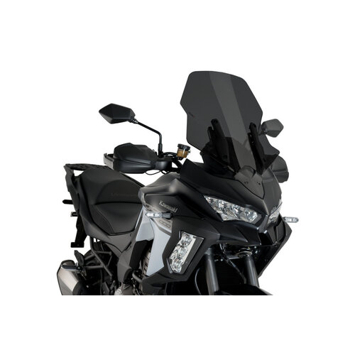 Puig Touring Screen For Various Kawasaki Versys 1000 Models 2019 - 2020 (Dark Smoke)
