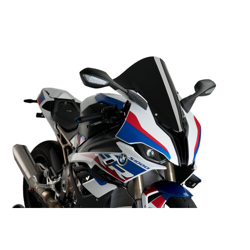 Puig R-Racer Screen For BMW S1000RR/M1000RR (Black)