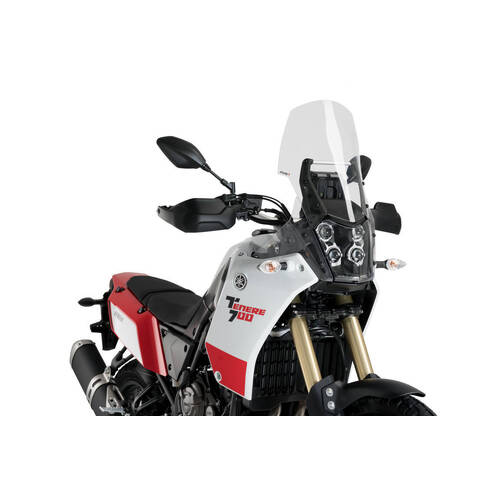 Puig Touring Screen Compatible with Yamaha Tenere 700/Rally Edition 2019 - Onwards (Clear)