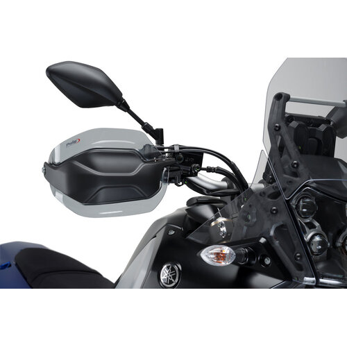Puig Handguards Extension Compatible with Yamaha Tenere 700/Rally Edition 2019 - Onwards (Dark Smoke) 