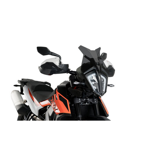 Puig Touring Screen To Suit KTM 790 Adventure (2019 - Onwards) - Dark Smoke