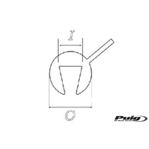 Puig SCREEN PROTECTOR 5 METER 6,2X2,6 C/CLEAR