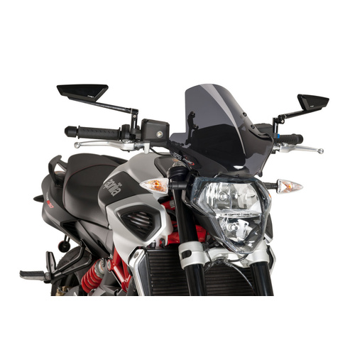  Puig Naked New Generation Sport Windshield To Suit Aprilia Shiver 750 2007-2020 (Dark Smoke)