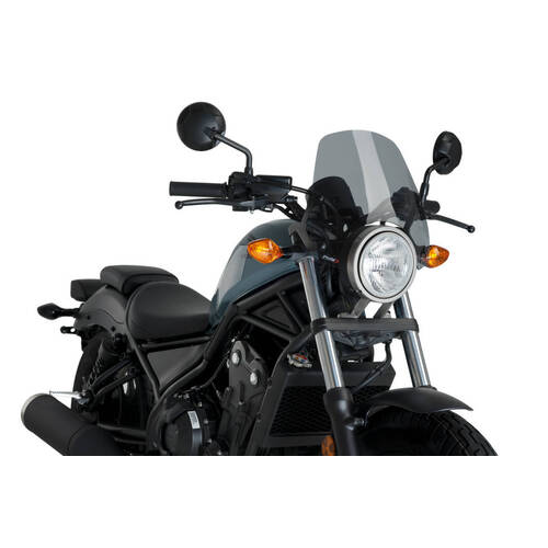 Puig New Generation Sport Screen For Honda CMX 300/500 Rebel (Light Smoke)