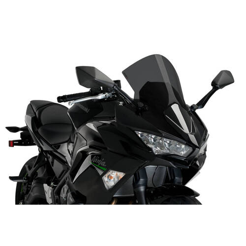 Puig R-Racing Screen For Kawasaki Ninja 650 2020 - Onwards (Dark Smoke)