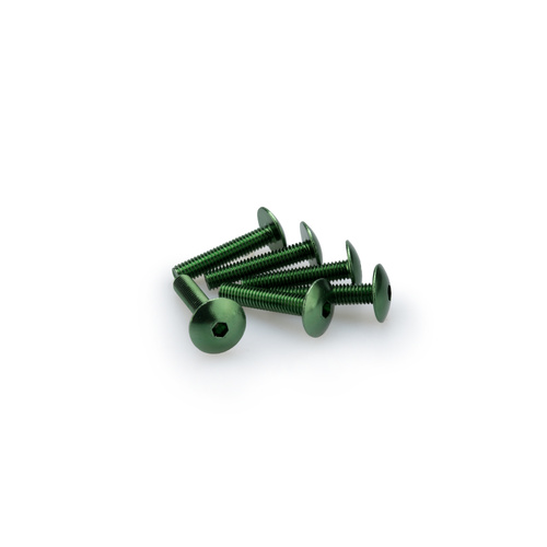 Puig KIT SCREWS DOMED M6X30 C/GREEN