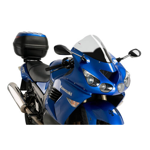 Puig Racing Screen For Kawasaki ZZR1400 2006 - Onwards (Light Smoke)