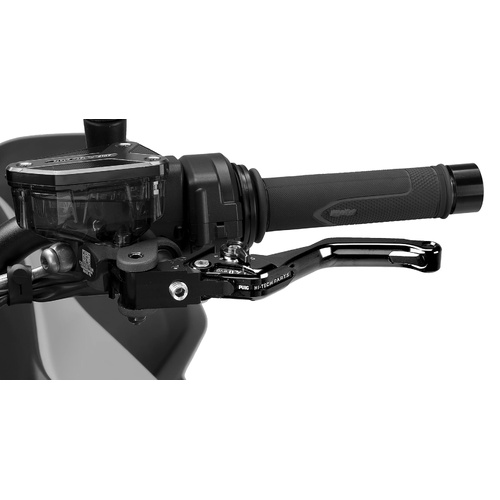 Puig 4.0 Short Brake Lever (Black Lever, Purple Adjuster)