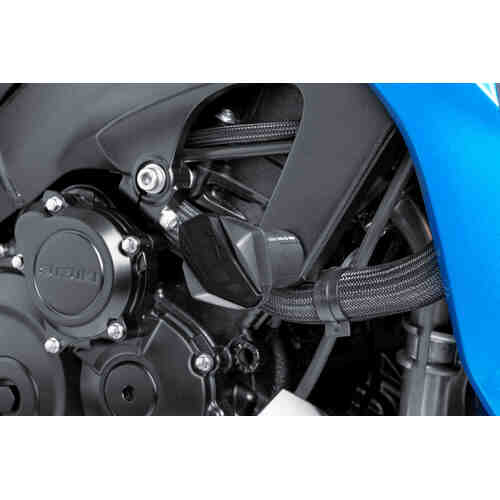 Puig R12 Frame Sliders For Suzuki Hayabusa GSXR1300 2008 - 2012 (Black)