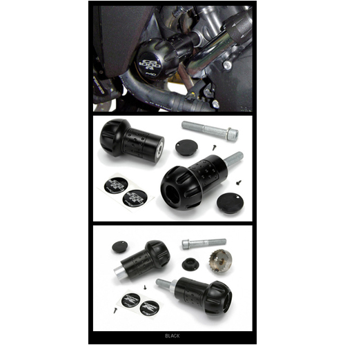 Puig R12 Frame Sliders Compatible With Honda CBR1000RR 2008 - 2011 (Black)