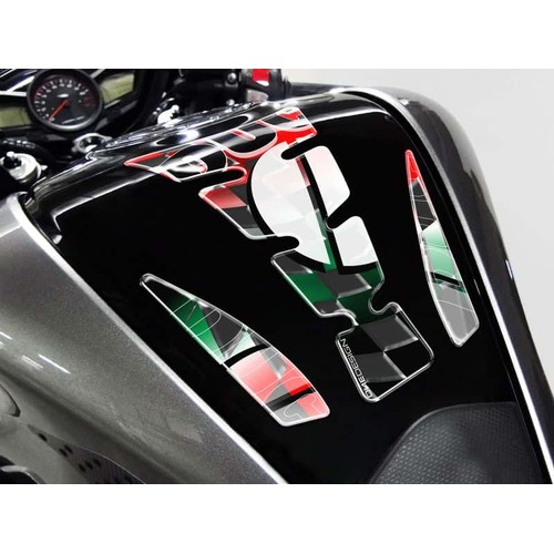 Puig Wings Tank Pad For Various Ducati Models (Red)