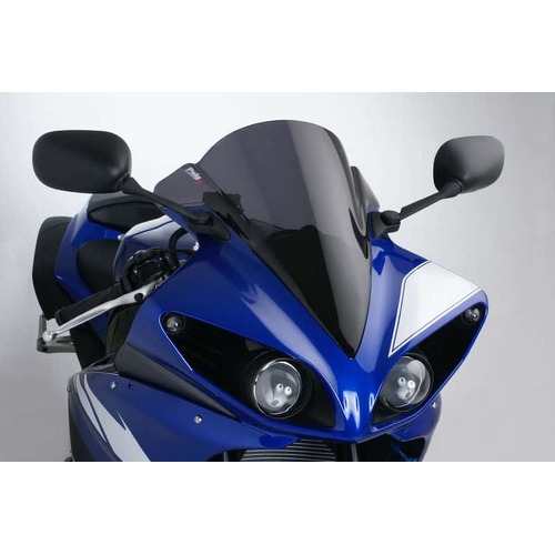 Puig Z-Racing Screen Compatible with Yamaha YZF-R1 2009 - 2014 (Dark Smoke)
