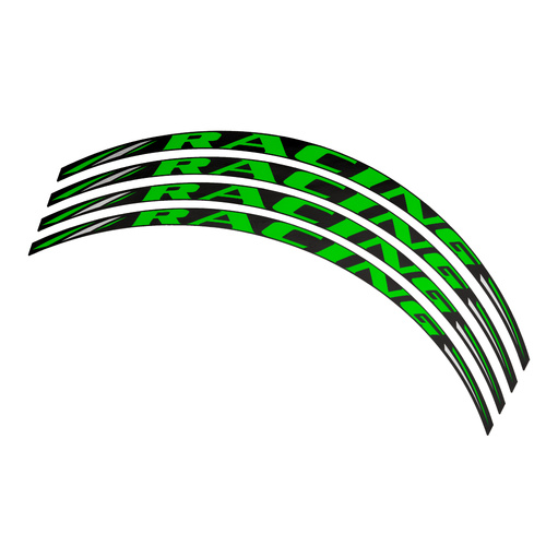 Puig RIM STRIPS X4 RACING C/GREEN