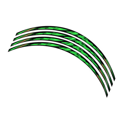 Puig RIM STRIPS X4 NINJA C/GREEN