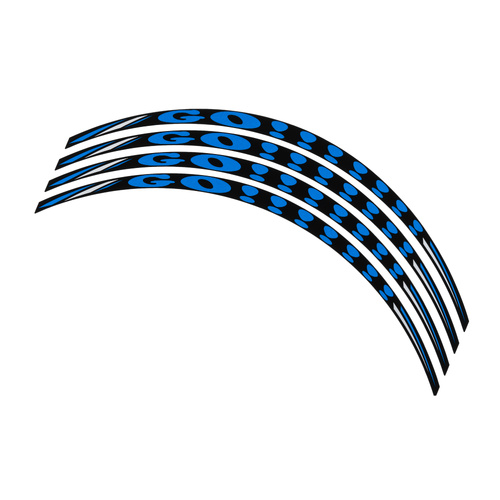 Puig RIM STRIPS X4 GO C/BLUE