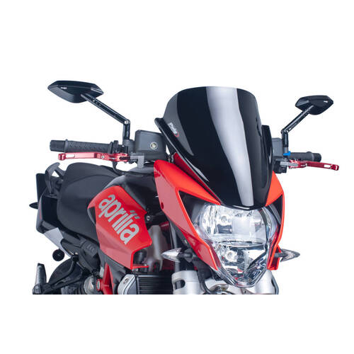 Puig Racing Screen For Aprilia Shiver 750 (2010 - 2016) - Dark Smoke