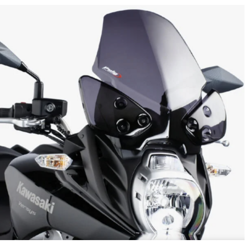 Puig Touring Screen For Kawasaki Versys 650 2010 - 2014 (Dark Smoke)
