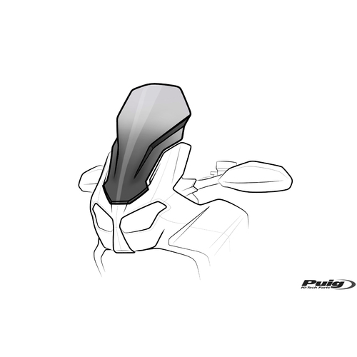 Puig Touring Screen For BMW G650GS (2011-2016) - Clear