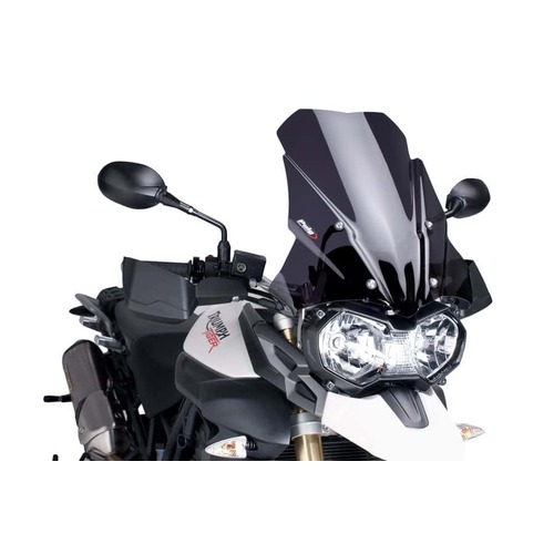 Puig Touring Screen To Suit Triumph Tiger 800 Models (Dark Smoke)