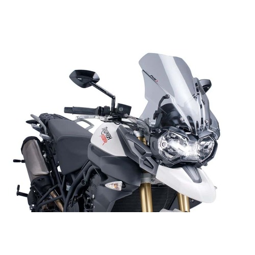 Puig Racing Screen for Triumph Tiger 800 2010-Onwards (Smoke)