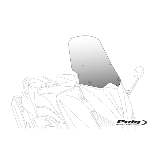 Puig Touring Screen For Piaggio MP# Yourban (Clear)