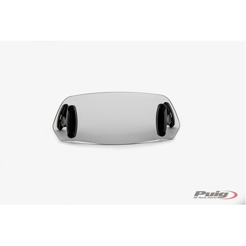 Puig Multiregulable Visor Fixed With Screws 230mm x 90mm (Smoke)