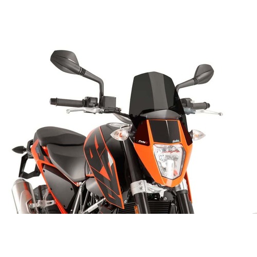 Puig New Generation Sport Screen For KTM 690 Duke (2012 - 2020) - Dark Smoke