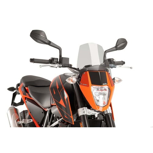 Puig New Generation Sport Screen For KTM 690 Duke/R (Light Smoke)