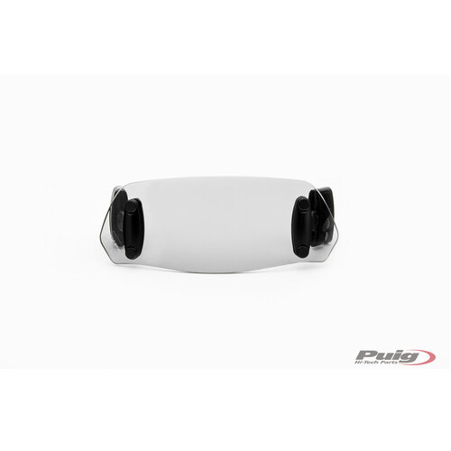 Puig Multi-Regulable Visor Clip-On (Size & Colour: 100x277mm, Light)