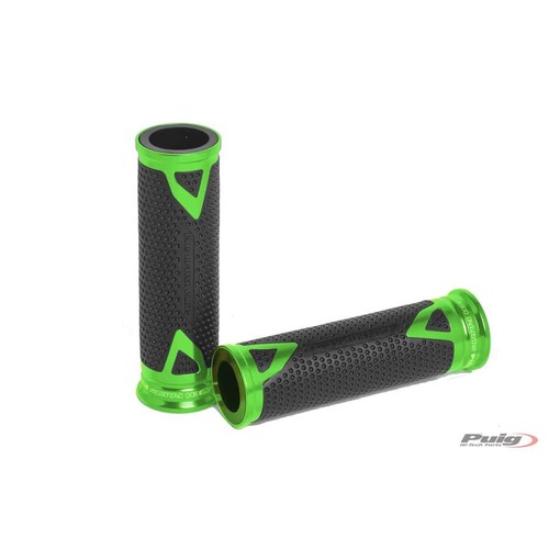 Puig GRIPS BY PAIR PUIG HI-TECH RADICAL ALU C/GREEN