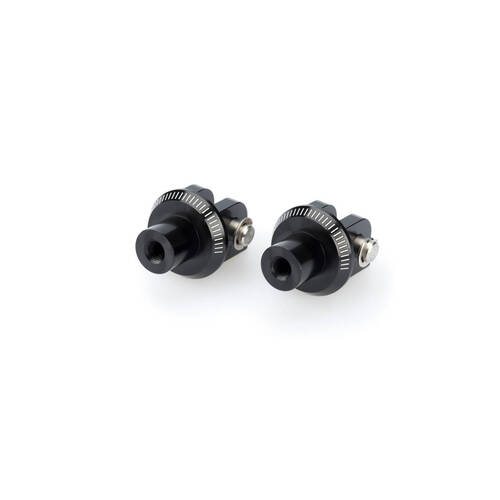 Puig Racing Footpeg Adaptors For Yamaha YZF-R1/YZF-R1M/YZF-R6 (Black)