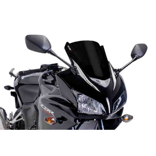 Puig Z-Racing Screen For Honda CBR500R (2013 - 2015) - Black