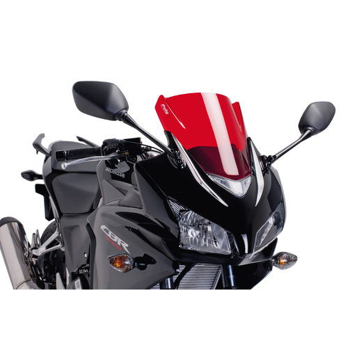 Puig Z-Racing Screen For Honda CBR500R (2013 - 2015) - Red