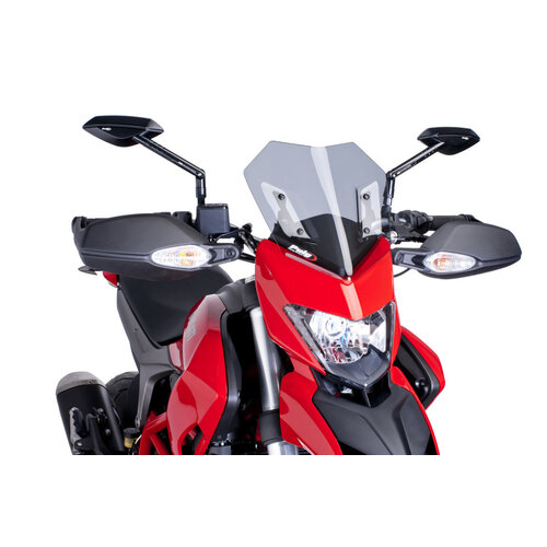 Puig New Generation Sport Screen For Ducati Hypermotard 821/SP/939/SP (Light Smoke)