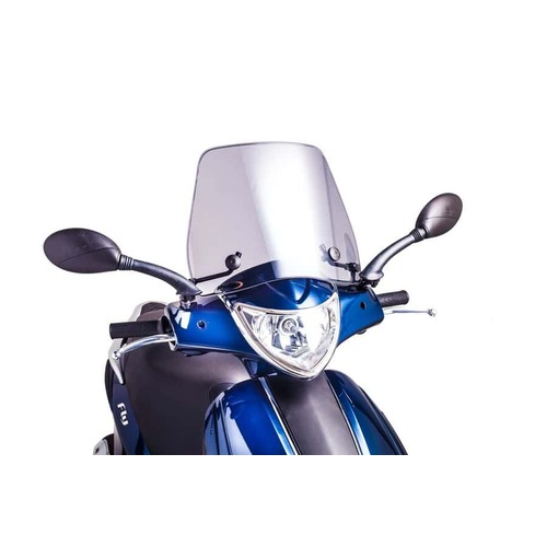 Puig Trafic Screen For Piaggio Fly 50/125 2013 - 2018 (Smoke)