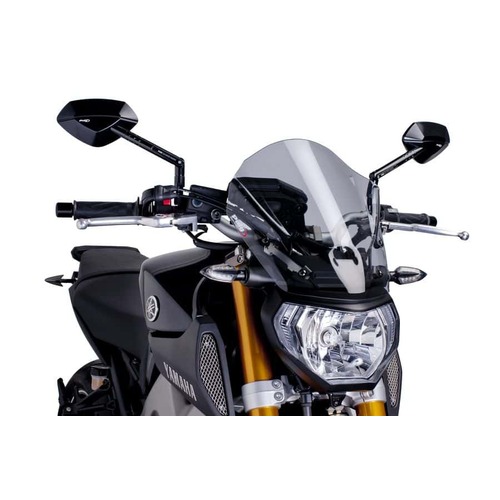 Puig New Generation Touring Screen Compatible With Yamaha MT-09 2013-2016 (Light Smoke)
