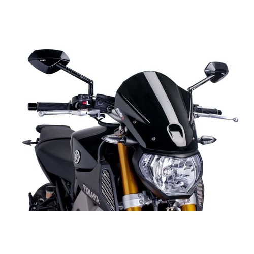 Puig Touring Screen for Yamaha MT-09 2013 - 2016 (Black)