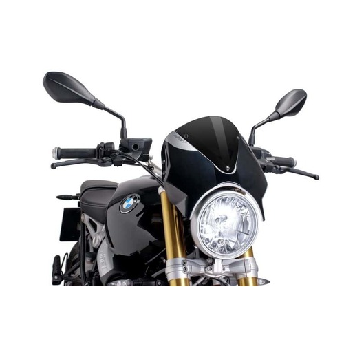 Puig Retrovision Screen For BMW R Nine T/Pure (Black)