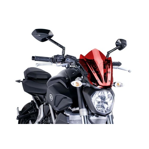 Puig New Generation Sport Screen For Yamaha MT-07 2014 - 2017 (Red)