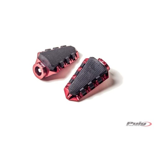 Puig Trail Footpegs (Red)