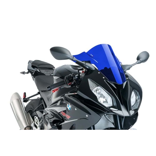 Puig Z-Racing Screen Compatible with BMW S1000RR 2015 - 2018 (Blue)