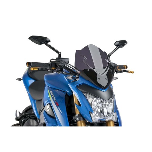 Puig New Generation Sport Screen Screen For Suzuki GSX-S1000 2015 - Onwards (Dark Smoke) 