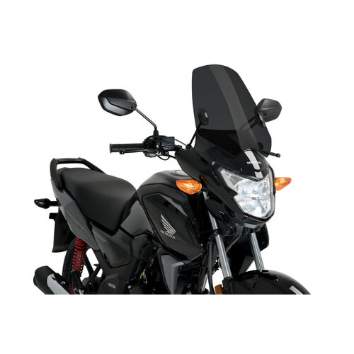 Puig New Generation Sport Screen For Honda CB125F (2015 - Onwards) - Dark Smoke
