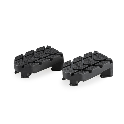 Puig KIT RUBBERS FOR FOOTPEGS HI-TECH ENDURO C/BLACK